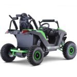 MotoTec Raider Kids UTV 48v 1200w Full Suspension Blue - Image 4