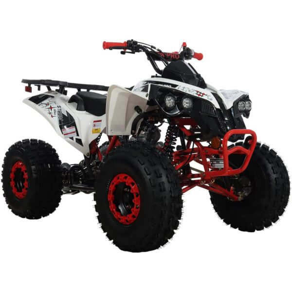 808 X-Pro 125cc ATV with Reverse Electric Start Luggage Rack LED Headlight - Image 1