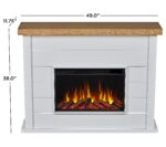 Real Flame Marshall 49" Slim Electric Fireplace - Image 3