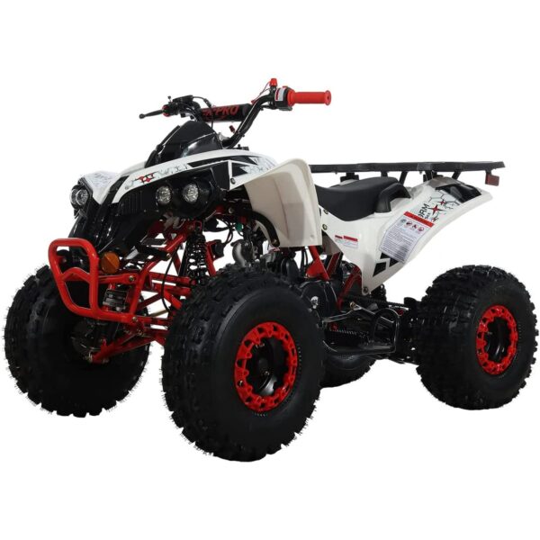 810 X-Pro 125cc ATV with Reverse Electric Start Luggage Rack LED Headlight - Image 3