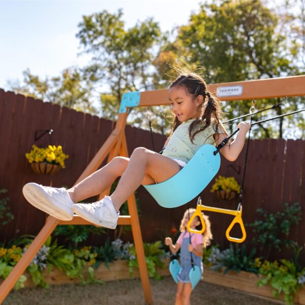 811a+QkZa0L._AC_SL1500_ Teamson Kids Laguna Swing Set Playset - Image 9