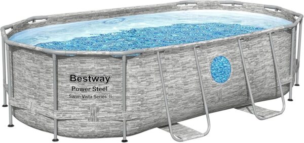 811gYbBl4DL._AC_SL1500_ Bestway Power Steel Swim Vista Series II Above Ground Outdoor Swimming Pool - Image 7