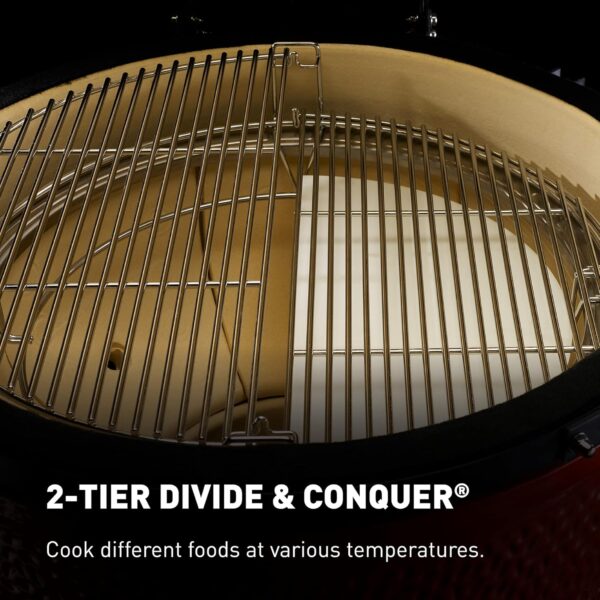 8130+Sd3aoL._AC_SL1500_ Kamado Joe Big Joe I 24 in. Blaze Red Ceramic Charcoal Grill - Image 4