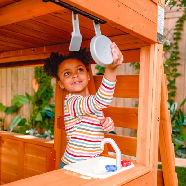 81AGGAYuf-L._AC_SL1500_ KidKraft Falcon Ridge Wooden Swing Set/Playset - Image 2