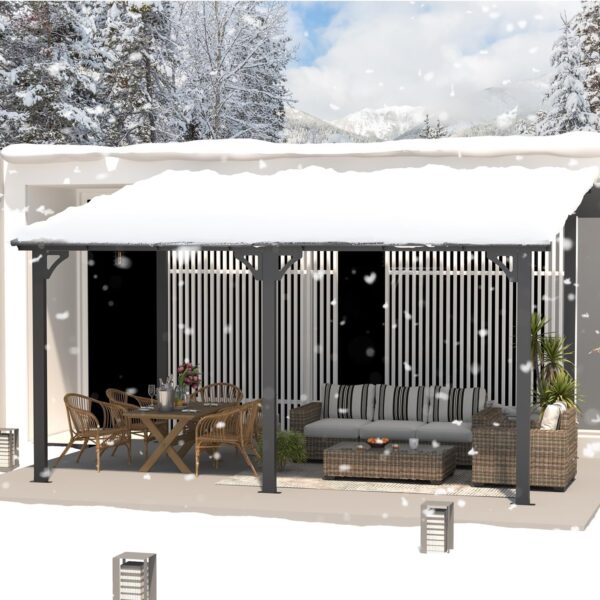 81C4ngpaNnL._AC_SL1500_ Aecojoy Aluminum Pergola with Canopy - Image 3