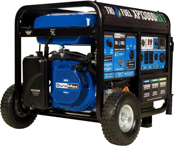 81E4eJDU37L._AC_SL1500_ (1) DuroMax 13,000 Watt Tri Fuel Portable HXT Generator XP13000HXT - Image 6
