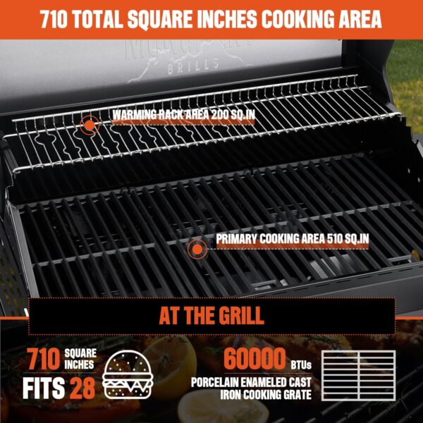 81Iw40ggADL._AC_SL1500_ Monument Grills Denali 425 Black Smart Tech Propane Gas Grill - Image 9