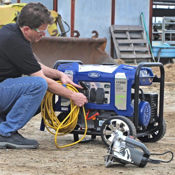 81JWkFl5bpL._AC_SL1500_ Ford 11,050 Watt Dual Fuel Portable Generator FG11050PBE - Image 6