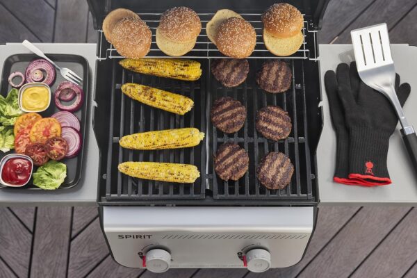81Jfq01VV6L._AC_SL1500_ Weber SPIRIT 2-Burner Grill E-210 Liquid Propane Black - Image 3