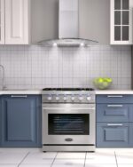 Cosmo 30 in. 4.5 Cu. Ft. Gas Range with 5 Sealed Burners, Convection Oven, - Image 6