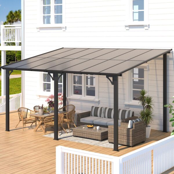 81ewvw3-hgL._AC_SL1500_ Aecojoy Aluminum Pergola with Canopy - Image 2