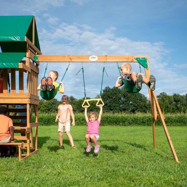 81ggpQUgTrL._AC_SL1500_ Backyard Discovery Belmont All Cedar Swing Set - Image 3