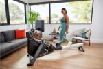 Aviron Strong Series Rower: 22" HD Touchscreen, Dual Air & Magnetic Resistance up to 100 lbs. Game-Based Workouts, Streaming, Compact Design - Image 6