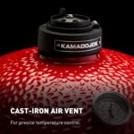Kamado Joe Big Joe I 24 in. Blaze Red Ceramic Charcoal Grill - Image 5