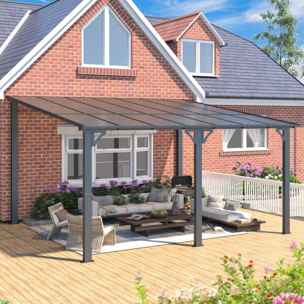 81yvxUSfqJL._AC_SL1500_ Aecojoy 14x12 ft Aluminum Pergola with Canopy - Image 4