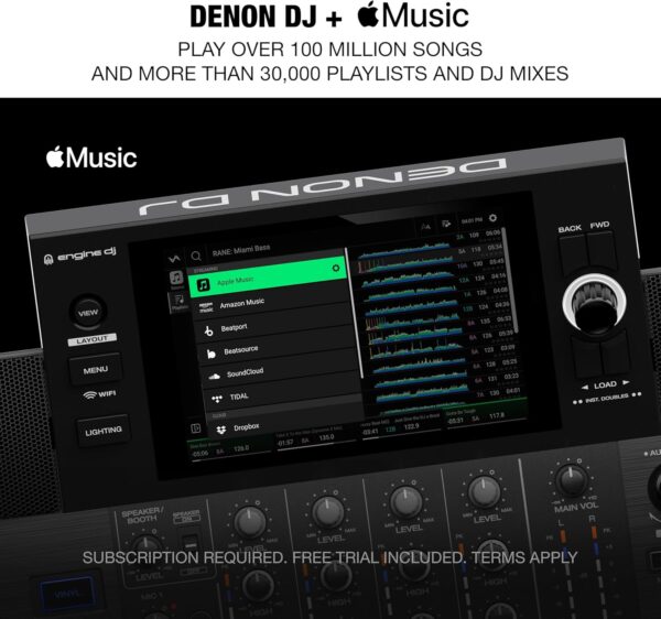 81z7RKdjq8L._AC_SL1500_ Denon DJ SC LIVE 4 4-Deck Standalone DJ - Image 2