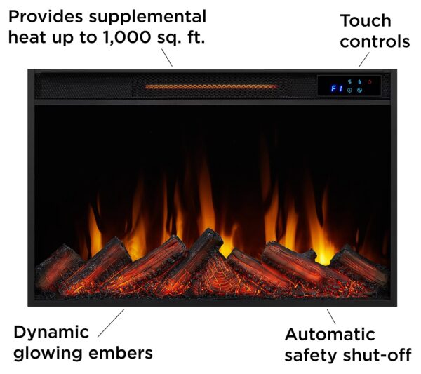 82 Real Flame Marshall 49" Slim Electric Fireplace - Image 4