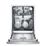 Bosch 100 Series PureDry 50-Decibel Front Control 24-in Built-In Dishwasher (Fingerprint-Resistant Stainless Steel) ENERGY STAR