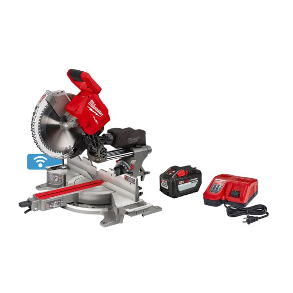 84 Milwaukee M18 FUEL 12" Dual Bevel Sliding Compound Miter Saw Kit - Image 1