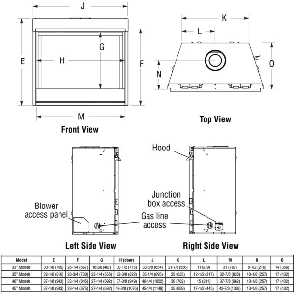 87 Superior DRT2033 Direct Vent Gas Fireplace - Image 2