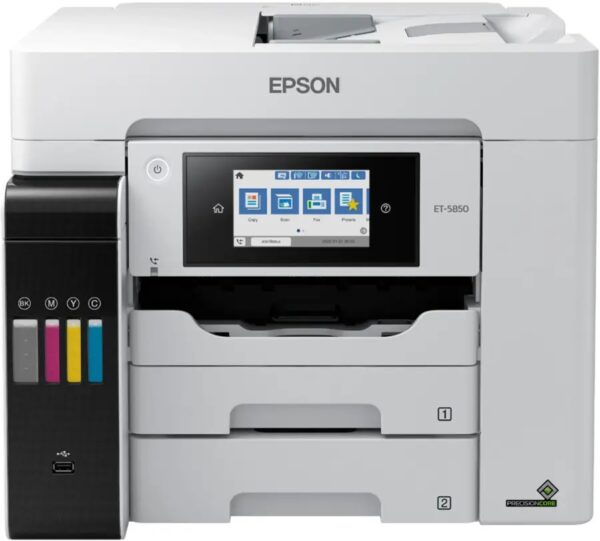 871 Epson EcoTank Pro ET-5850 Wireless Color All-in-One Supertank Printer C11CJ29201 - Image 4