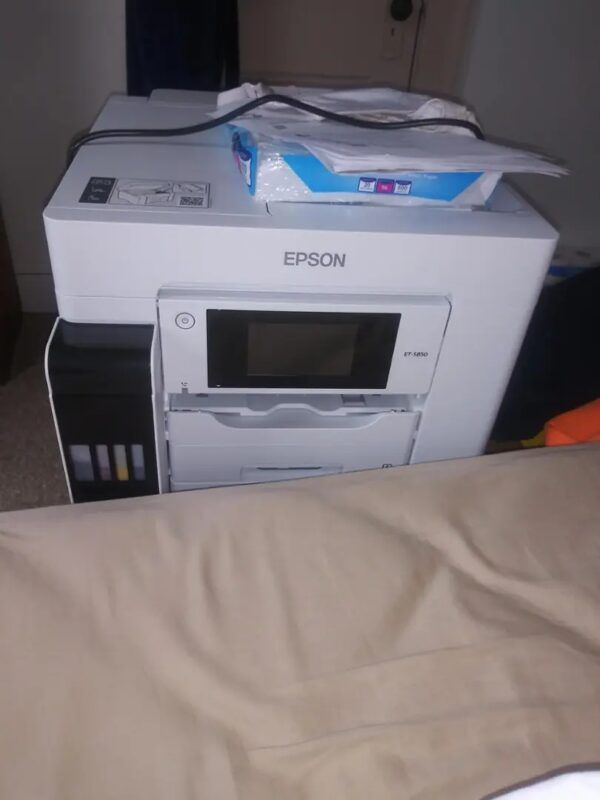 877 Epson EcoTank Pro ET-5850 Wireless Color All-in-One Supertank Printer C11CJ29201 - Image 10