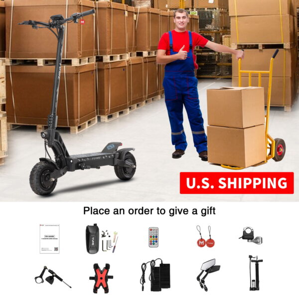 892545a6-7bfa-49f2-8c0a-8d8406f179d5.fe8400fa8b7231152ff6d1f0332ee843 M YUME SCOOTER Hawk Dual Motor Electric Scooters for Adults 2400W 43MPH 43Miles Long Rang E-Scooter - Image 4