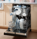 GE - 24" Front Control Built-In Tub Dishwasher with 3rd Rack, Sanitize Cycle and 47 dBA - Stainless Steel - Image 7
