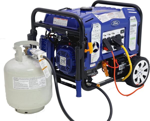 917a0F3yk6L._AC_SL1500_ Ford 11,050 Watt Dual Fuel Portable Generator FG11050PBE - Image 1