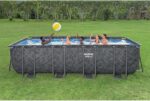 Bestway APX 365 18' x 9' x 52" Rectangular Above Ground Swimming Pool - Image 7