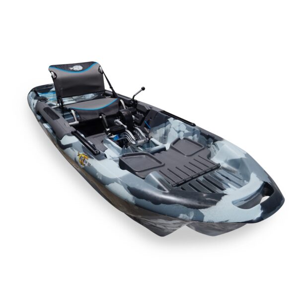 942 3 Waters Big Fish 108' Length Urban Camo Pro Fish Pedal Drive Cathedral Hull - Image 2