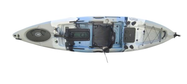 948 BKC PK12 Angler Sit-on-Top Single Pedal Fishing Kayak - Image 4
