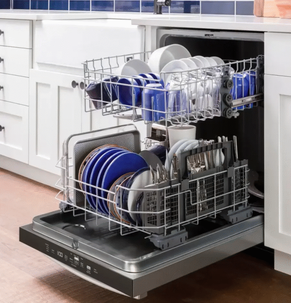 9552f2c2-449e-4f23-b093-3904ef332d80 GE - 24" Top Control Built-In Hybrid Tub Dishwasher with Dry Boost - Stainless Steel - Image 13