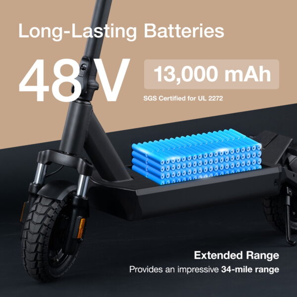 95e349f9-5a2b-482c-a30d-22aa69a21863.3986913cbddb83ed576687ec0a7d1619 Vmax VX4 GT Electric Scooter for Adults, 1,600W, 62-Mile Range - Image 4