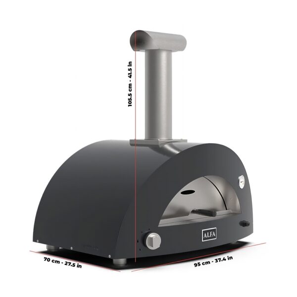 Alfa-Forni-Outdoor-oven-for-2-pizzas-Moderno-line (4) Alfa Forni Outdoor oven for 2 pizzas - Moderno line - Image 9