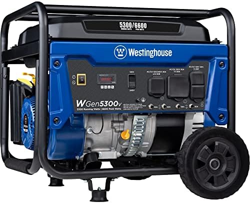 B000V5YMBW-0-1755637408552 Westinghouse 6600 Peak Watt Home Backup Portable Generator, Transfer Switch Ready 30A Outlet, RV Ready 30A Outlet - Image 7