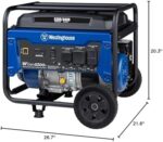Westinghouse 6600 Peak Watt Home Backup Portable Generator, Transfer Switch Ready 30A Outlet, RV Ready 30A Outlet