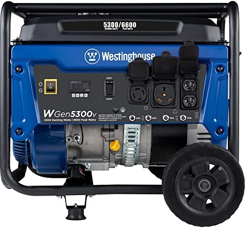 B000V5YMBW-6-1755637408553 Westinghouse 6600 Peak Watt Home Backup Portable Generator, Transfer Switch Ready 30A Outlet, RV Ready 30A Outlet - Image 10