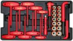 Wiha 32800 Insulated Tool Set with Screwdrivers, Nut Drivers, Pliers, Cutters, Ruler, Knife and Sockets in Rolling Tool Case, 10,000 Volt Tested and 1000 Volt Rated, 80-Piece Set - Image 2