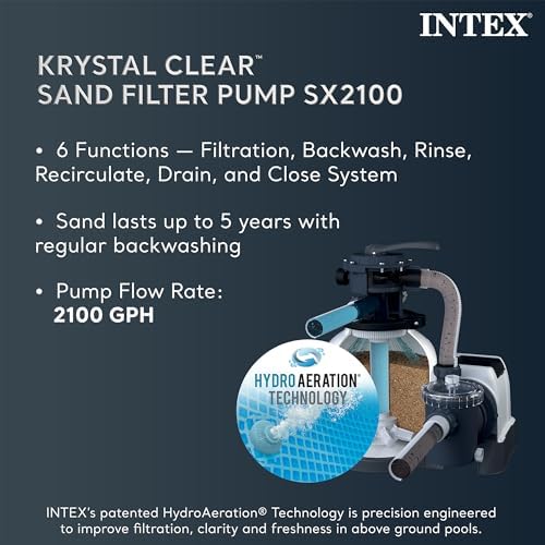 B07F3FTJCM-5-1755894524224 INTEX 26363EH Ultra XTR Deluxe Rectangular Above Ground Swimming Pool Set: 24ft x 12ft x 52in – Includes 2100 GPH Sand Filter Pump – Easy Assembly - Image 8