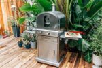 Summerset 'The Oven' Outdoor Freestanding Large Capacity Gas Oven with Pizza Stone, Smoker Box and Mobile Cart, 304 Stainless Steel Construction, Natural Gas - Image 3