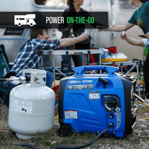 B08Z1FQJ6B-1-1755646826054 DuroMax XP2300iH 2,300-Watt Dual Fuel Portable Digital Inverter Generator - Gas & Propane, RV & Emergency Ready - Image 2