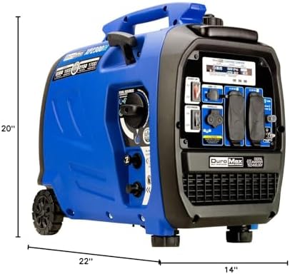 B08Z1FQJ6B-7-1755646826055 DuroMax XP2300iH 2,300-Watt Dual Fuel Portable Digital Inverter Generator - Gas & Propane, RV & Emergency Ready - Image 1