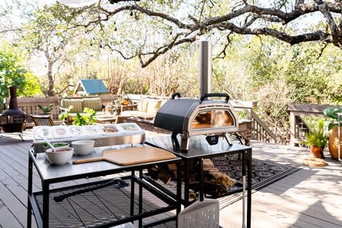 B095CJ5KSD-8-1756321672063 Ooni Karu 16 Multi-Fuel Outdoor Pizza Oven - Wood and Gas Fired Oven - Outdoor Cooking Pizza Oven - Fire and Stonebaked Pizza Oven for Authentic Homemade Pizzas - Dual Fuel Pizza Maker - Image 7
