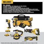 DEWALT 20V MAX* XR Cordless Combo Kit (6-Tool) with (2) Ah Batteries and Charger (DCK648D2) - Image 2
