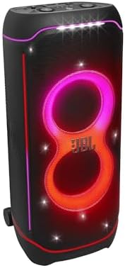 B0CFZMKYXH-0-1756495978165 JBL Partybox Ultimate - Multi Purpose Party Speaker, with Wi-fi & Bluetooth Connectivity, Wireless, Lightshow, IPx4 Slashproof, Dual Mic & Guitar Inputs, Handle & Sturdy Wheels, Black - Image 8