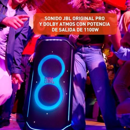 B0CFZMKYXH-6-1756495978165 JBL Partybox Ultimate - Multi Purpose Party Speaker, with Wi-fi & Bluetooth Connectivity, Wireless, Lightshow, IPx4 Slashproof, Dual Mic & Guitar Inputs, Handle & Sturdy Wheels, Black - Image 5