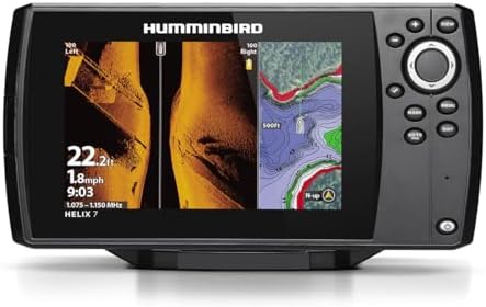 B0CG6P1TD5-1-1756334329656 Humminbird Helix 7 G4 GPS Fish Finder with Transducer, MEGA Side Imaging - Image 3