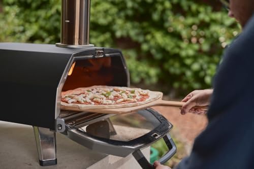 B0DLH28V1D-1-1756324327881 Ooni Karu 2 Pro Multi-Fuel Pizza Oven - Wood and Gas Outdoor Pizza Oven with Pizza Stone & Integrated Thermometer, Pizza Oven Outdoor, Dual Fuel 16 Inch Pizza Maker, Outdoor Cooking Grill - Image 2