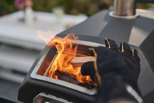 B0DLH28V1D-5-1756324327881 Ooni Karu 2 Pro Multi-Fuel Pizza Oven - Wood and Gas Outdoor Pizza Oven with Pizza Stone & Integrated Thermometer, Pizza Oven Outdoor, Dual Fuel 16 Inch Pizza Maker, Outdoor Cooking Grill - Image 6